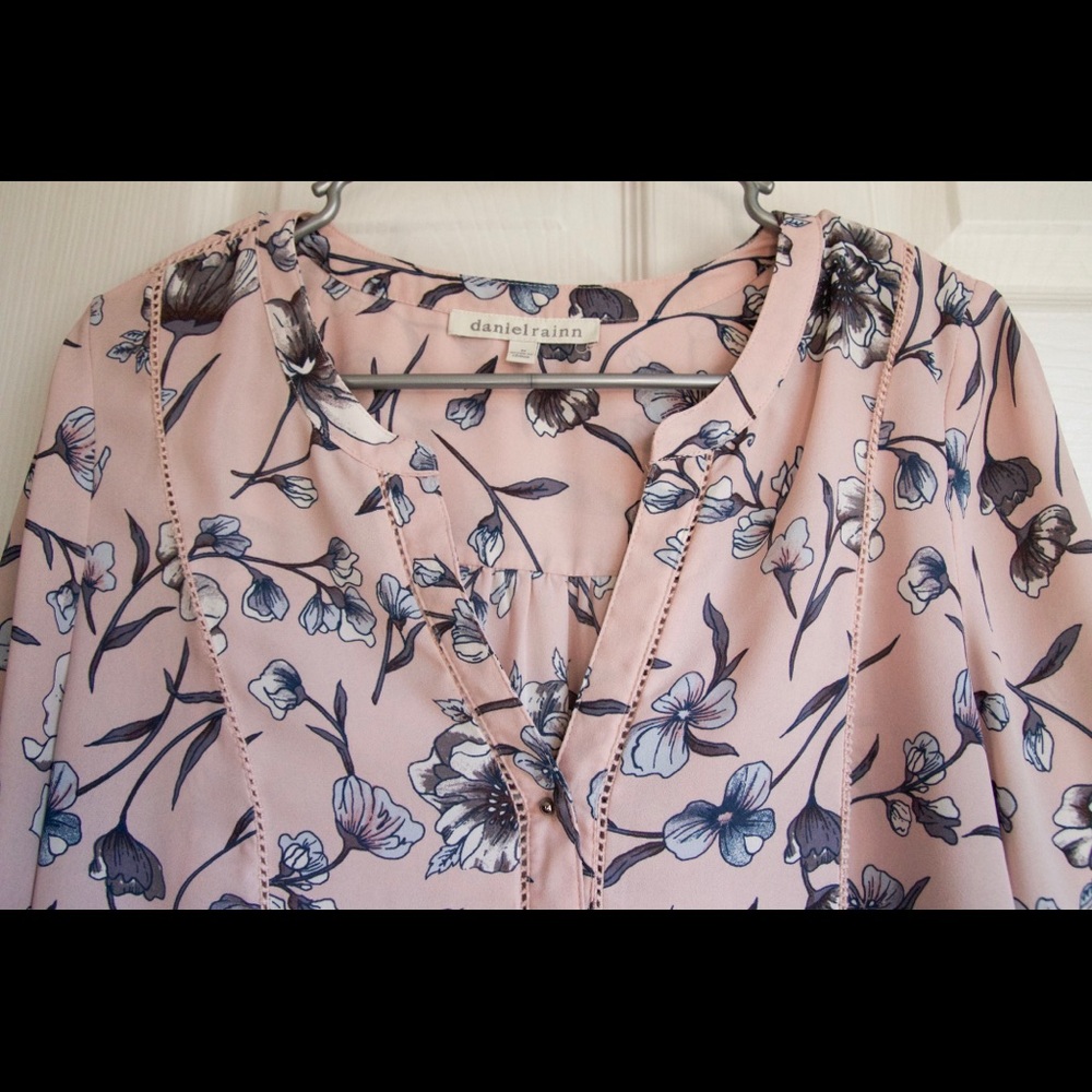 Mauve Floral Blouse
